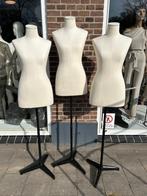 linnen bustes paspop etalagepop torso op ijzeren standaard, Ophalen of Verzenden, ., ., .