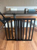 Traphekje zwart, Kinderen en Baby's, Traphekjes, Gebruikt, 100 tot 115 cm, Ophalen of Verzenden, Schroefhekje