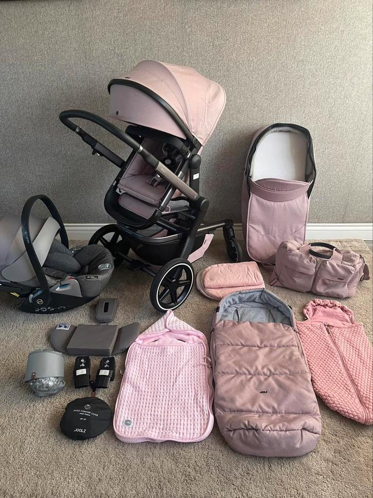 Joolz Day Plus complete set en Cybex Platinum autostoel, Kinderen en Baby's, Kinderwagens en Combinaties, Zo goed als nieuw, Kinderwagen