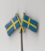 Zweden vlaggen speldje, Verzamelen, Speldjes, Pins en Buttons, Gebruikt, Niet vindbaar, Niet vindbaar, Speldje of Pin