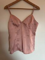 Roze satijnen Topje Zonder Mouwen, Kleding | Dames, Tops, Ophalen of Verzenden, Zo goed als nieuw, Roze, Maat 36 (S)
