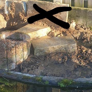 ZGAN. 4 stukken granieten steen voor bij vijver, waterval beschikbaar voor biedingen