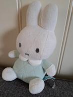 288. Nijntje Knuffel Mintgroen 22cm, Ophalen of Verzenden, Gebruikt, Konijn