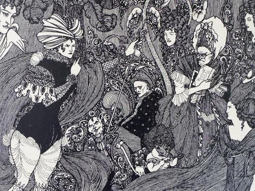 Aubrey Beardsley - Originele prent - 1901, Antiek en Kunst, Kunst | Etsen en Gravures, Verzenden