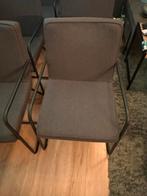 6 Industriële eetkamerstoelen - Zo goed als nieuw!, Ophalen, Zo goed als nieuw, Metaal, Grijs