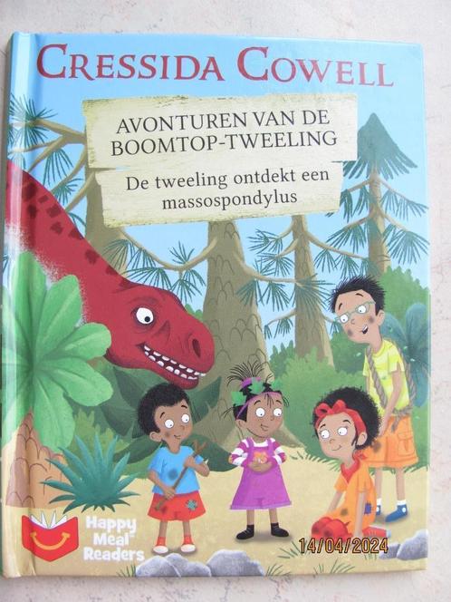Boek BOOMTOP TWEELING Massospondylus Dino's C COWELL 3 IZGS, Boeken, Kinderboeken | Jeugd | onder 10 jaar, Gelezen, Fictie algemeen