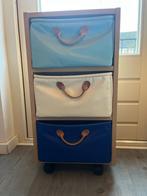 Kastje op wieltjes, Kinderen en Baby's, Kinderkamer | Commodes en Kasten, Gebruikt, Minder dan 50 cm, Ophalen, Minder dan 90 cm