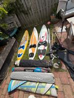 GRATIS AF TE HALEN, super leuke windsurf spullen., Watersport en Boten, Windsurfen, Ophalen, 250 tot 300 cm, Gebruikt, Met vin(nen)