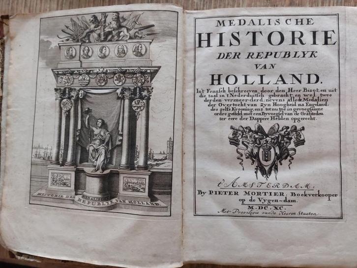 Medalische Historie Der Republiek van Holland 1690, Antiek en Kunst, Antiek | Boeken en Bijbels, Ophalen of Verzenden