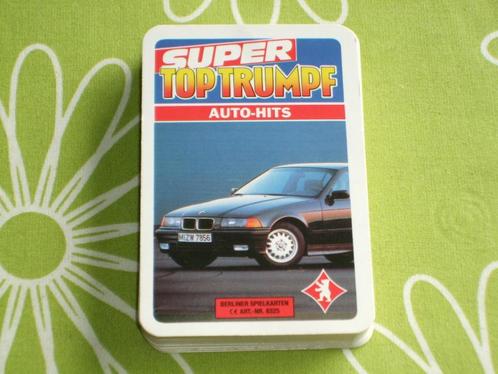 Duits auto hits kwartet  met vintage automodellen, Verzamelen, Speelkaarten, Jokers en Kwartetten, Zo goed als nieuw, Kwartet(ten)
