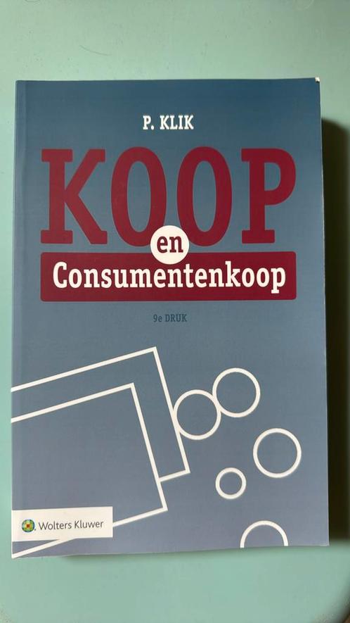 P. Klik - Koop en Consumentenkoop, Boeken, Wetenschap, Zo goed als nieuw, Ophalen of Verzenden