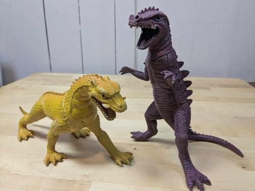 Set vintage dino’s dor mei 80's Dormei, Verzamelen, Poppetjes en Figuurtjes, Ophalen of Verzenden