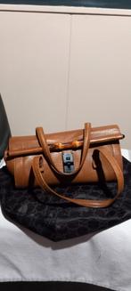 Gucci Vintage Bamboo Handtas-Bruin leer met Dustbag, Sieraden, Tassen en Uiterlijk, Tassen | Damestassen, Ophalen of Verzenden