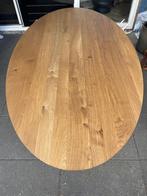 Eiken ovale tafelblad, Huis en Inrichting, Tafels | Eettafels, Ophalen, 100 tot 150 cm, Eikenhout, 200 cm of meer