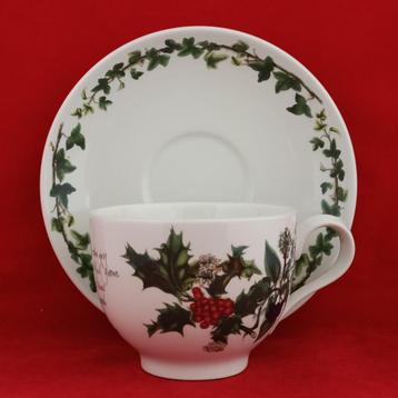 Portmeirion The Holly and The Ivy - theekop en schotel Kerst beschikbaar voor biedingen