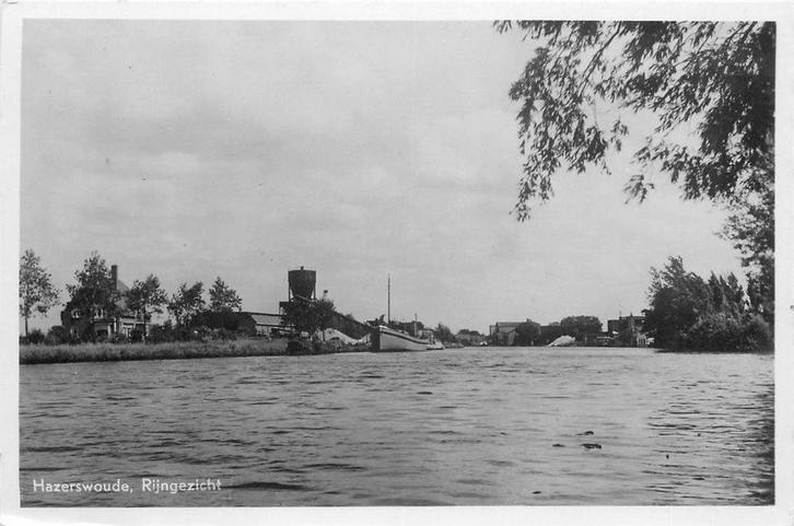701109003 Hazerswoude Rijngezicht, Verzamelen, Ansichtkaarten | Nederland, Zuid-Holland, Voor 1920, Verzenden
