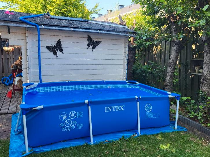opzetzwembad Intex 160x260x65 met toebehoren, Tuin en Terras, Zwembaden, Zo goed als nieuw, Opzetzwembad, Minder dan 80 cm, 200 tot 400 cm