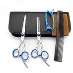 Professionele Kappersscharen Set met Kam en Haarklipjes, Ophalen of Verzenden, Nieuw, Overige typen