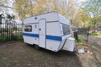 Knaus Komfort 365 retro caravan, Caravans en Kamperen, Dwarsbed, Overige, Knaus, Kachel