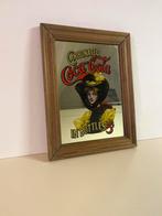 Coca-Cola Spiegel met Dame - 26x33 cm, Antiek en Kunst, Antiek | Spiegels, Ophalen of Verzenden, Rechthoekig, Minder dan 50 cm