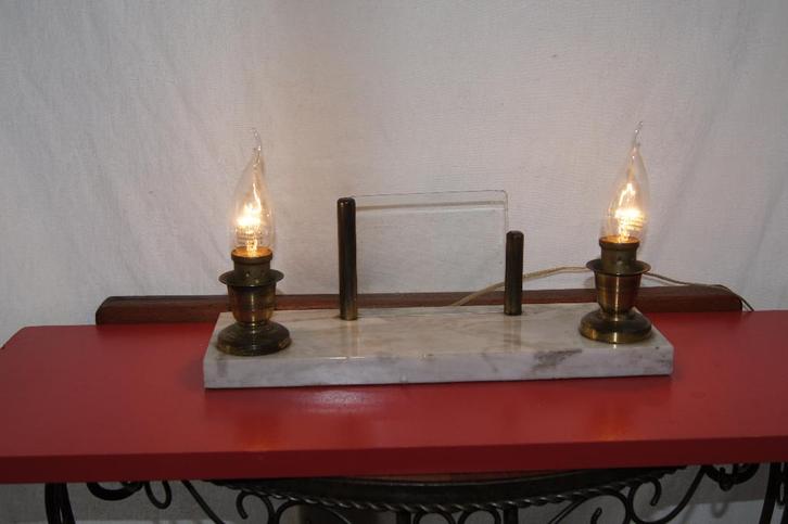 Fotolijstjes met marmeren voet, Antiek en Kunst, Curiosa en Brocante, Ophalen of Verzenden