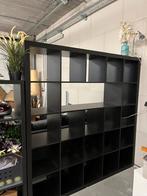 Kallax kast ikea zwart 5x5, Ophalen, Gebruikt