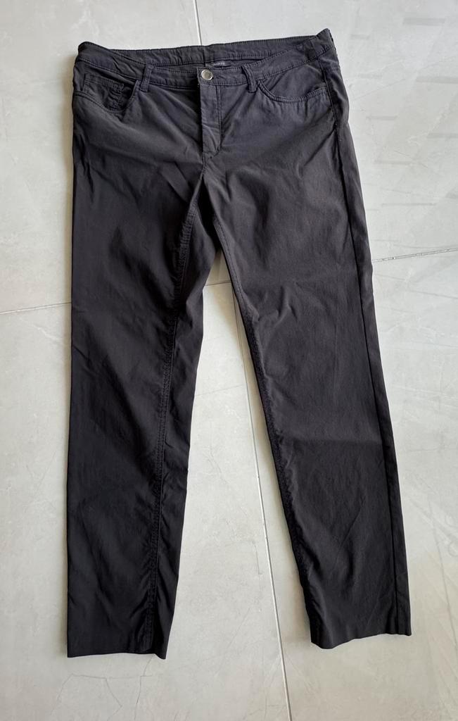 Ingekorte stretch broek donkergrijs 42 c&a, Kleding | Dames, Broeken en Pantalons, Gedragen, Maat 42/44 (L), Grijs, Lang, Ophalen of Verzenden