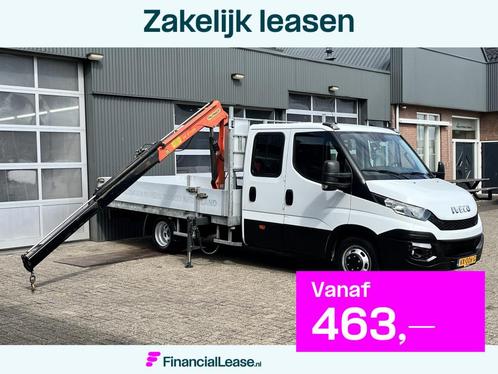 Iveco Daily 35C17 3.0 410 Automaat Palfinger Laadkraan Airco, Auto's, Bestelauto's, Bedrijf, Lease, Financial lease, ABS, Achteruitrijcamera