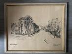 tekening Charles Eyck Straat in Eindhoven, Antiek en Kunst, Ophalen of Verzenden