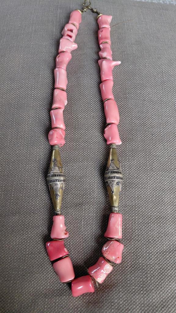 Vintage koraalketting, Sieraden, Tassen en Uiterlijk, Antieke sieraden, Overige materialen, Ophalen of Verzenden