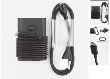 Dell Type C AC Adapter 65W 90W origineel €20/€25 beschikbaar voor biedingen