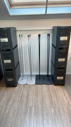 Bose321 Acoustimass Mod en standaarden zwart en zilver, Audio, Tv en Foto, Home Cinema-sets, Soundbar, Zo goed als nieuw, Overige spelers