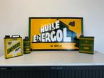 Vintage BP Energol Emaille Reclamebord, Ophalen