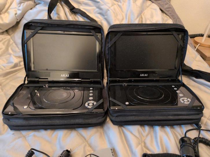 2 Draagbare DVD Spelers - Ideaal voor Onderweg!, Audio, Tv en Foto, Dvd-spelers, Gebruikt, Dvd-speler, Overige merken, Draagbaar