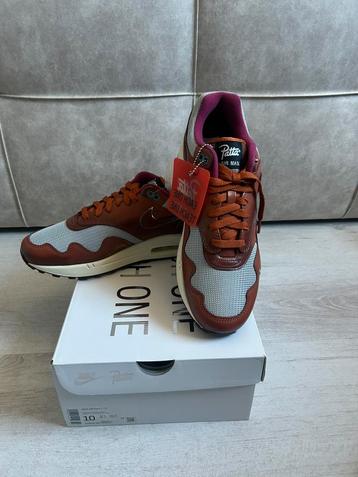 Nike air max 1 Patta wave dark ruset DS maat 44/10 beschikbaar voor biedingen