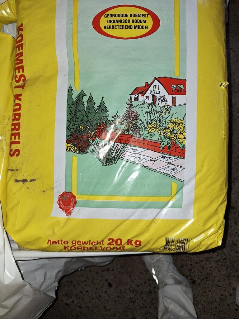 Gedroogde Koemestkorrels koemest mest, Tuin en Terras, Ophalen, Koemestkorrels