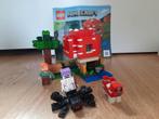 LEGO Minecraft Het Paddestoelenhuis 21179, Ophalen of Verzenden, Zo goed als nieuw