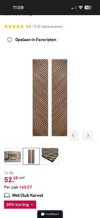 Twee wandpanelen hongaarse punt, Ophalen of Verzenden, Zo goed als nieuw