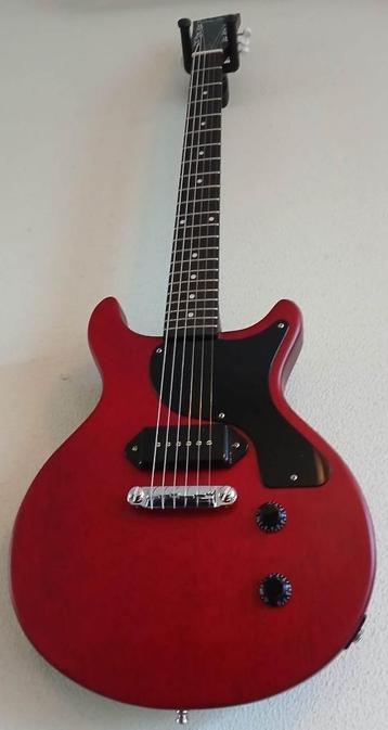 Harley Benton DC junior FAT (les paul dc) met upgrades beschikbaar voor biedingen