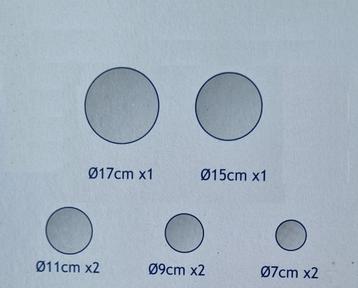 8 ronde SPIEGELS     +      stevige spiegellijm beschikbaar voor biedingen