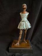 Bronzen ballerina Degas subtiel gekleurd 40cm!! zuiver brons, Ophalen of Verzenden