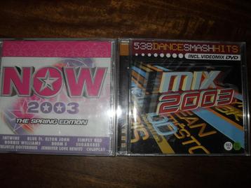 CD'S NOW 2003 SPRING EDITION en MIX 2003. beschikbaar voor biedingen