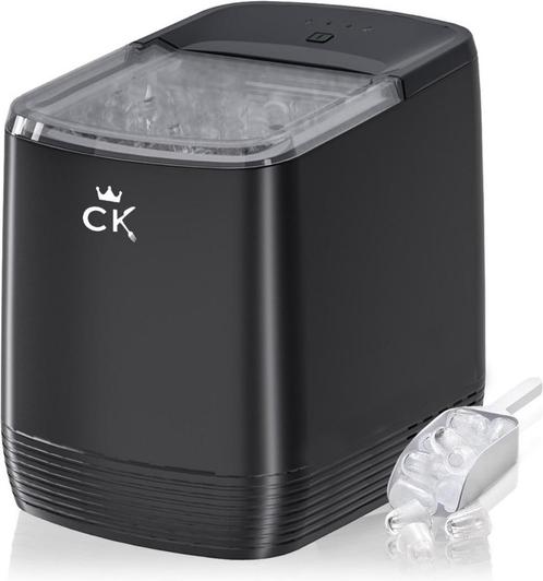CuisineKing IJsblokjesmachine HS21 - 1.75L - 25KG/24H, Witgoed en Apparatuur, IJsmachines, Nieuw, Zelfvriezend, Verzenden