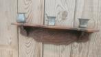 3 tinnen potjes incl. houten hanger, Antiek en Kunst, Antiek | Tin, Ophalen of Verzenden