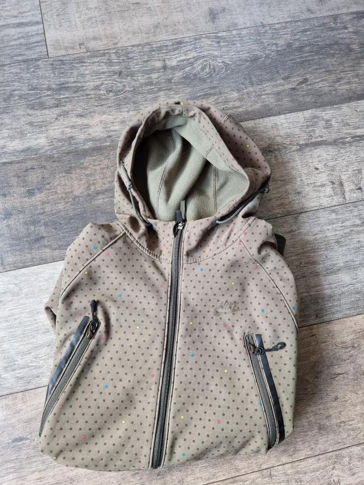 Nike Softshell jack Maat M, Kleding | Heren, Jassen | Zomer, Zo goed als nieuw, Maat 48/50 (M), Groen, Ophalen of Verzenden