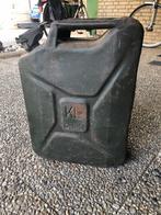 Jerrycan van metaal, Ophalen, Gebruikt, Jeep