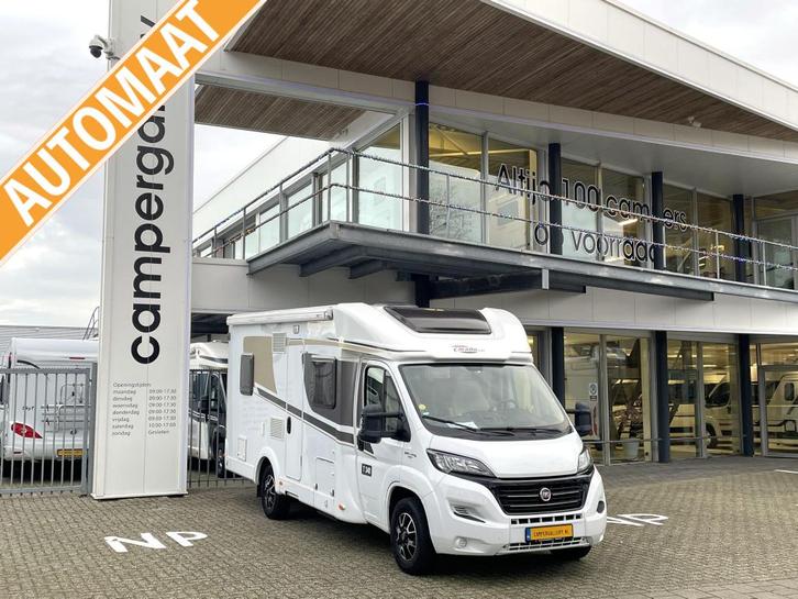 Carado T348 AUTOMAAT 150 PK FRANSBED EURO6 ZONNEPANEEL, Caravans en Kamperen, Campers, Bedrijf, tot en met 3, Half-integraal, Carado