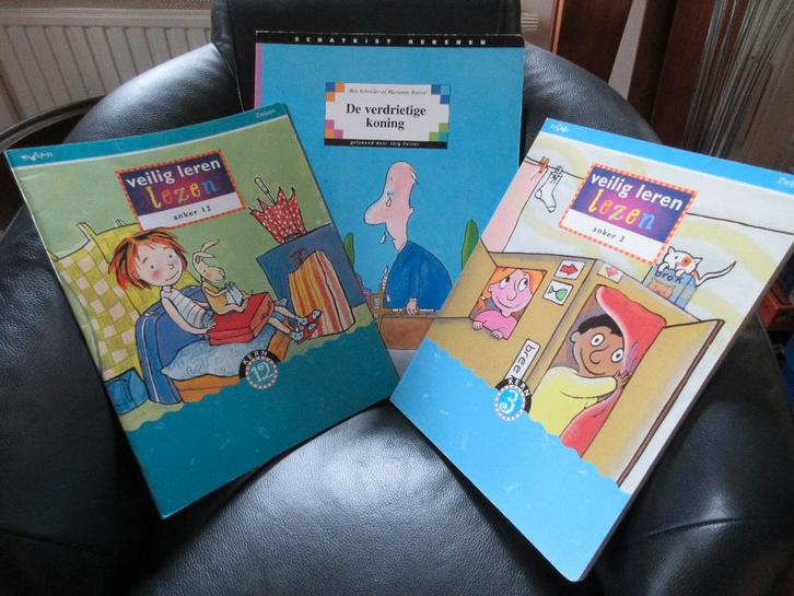 3 x GROTE prentenboeken 2 x Veilig Leren Lezen + schatkist, Boeken, Kinderboeken | Baby's en Peuters, Gelezen, 3 tot 4 jaar, Ophalen of Verzenden