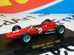 39514: Ferrari 158 F1 - John Surtees - 1964 - Atlas 1:43, Hobby en Vrije tijd, Modelauto's | 1:43, Auto, Ophalen of Verzenden