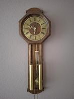 Antieke Wandklok - Donker Eikenhout, Antiek en Kunst, Antiek | Klokken, Ophalen of Verzenden